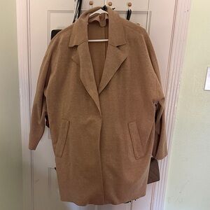 Forever 21 Camel Pea Coat